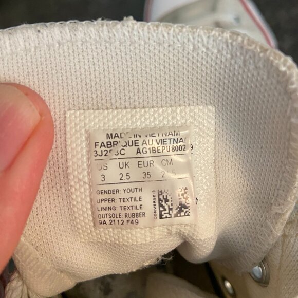 Converse Chuck Taylor High - Size 3 - Picture 10 of 10